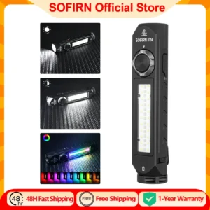 2000lm LED Flashlight Rechargeable Waterproof